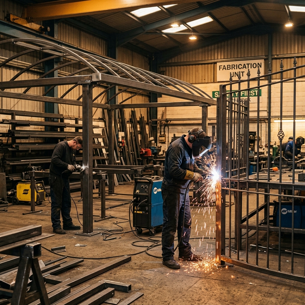 Custom Steel Fabrication Work
