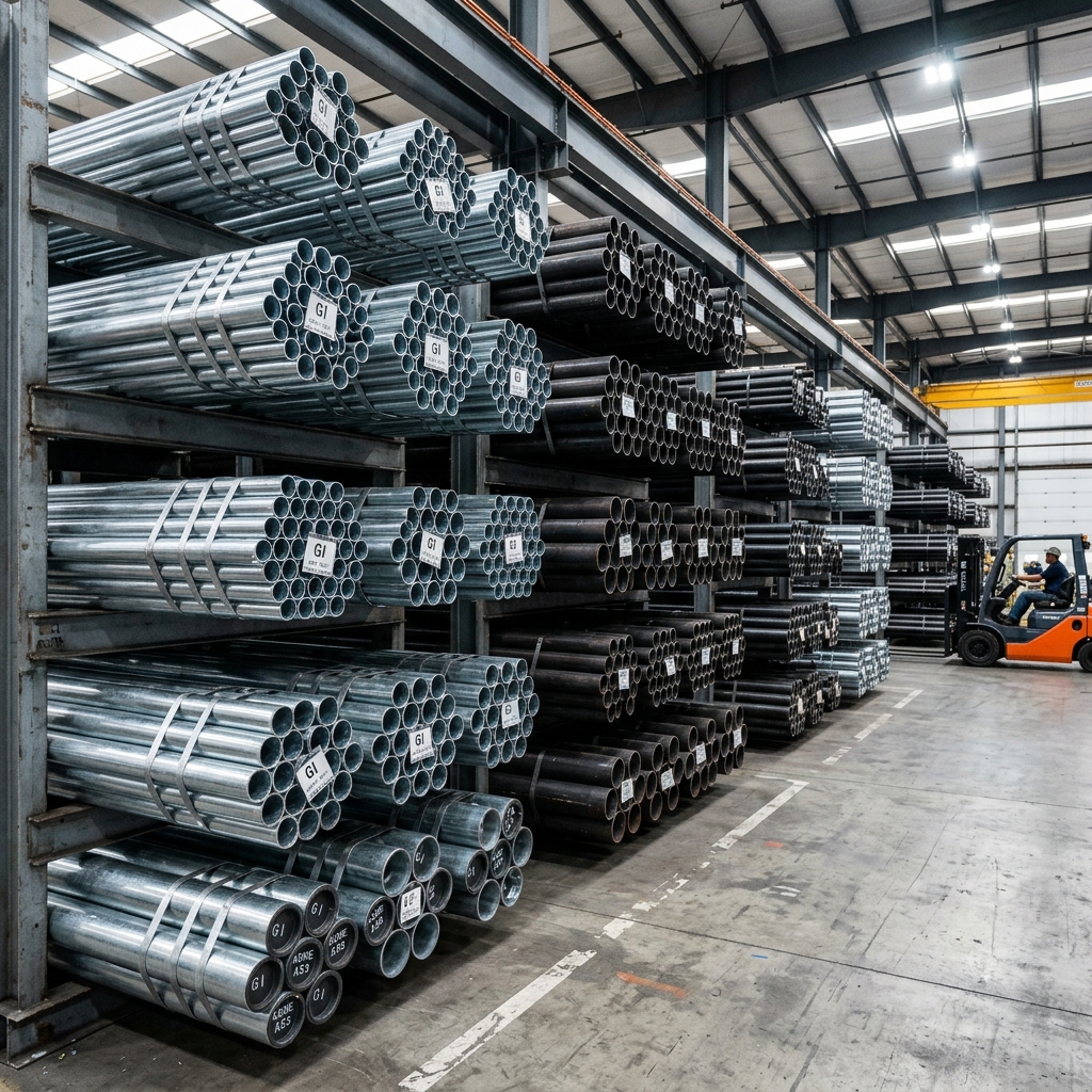 MS and GI Pipes - Galvanized Iron
